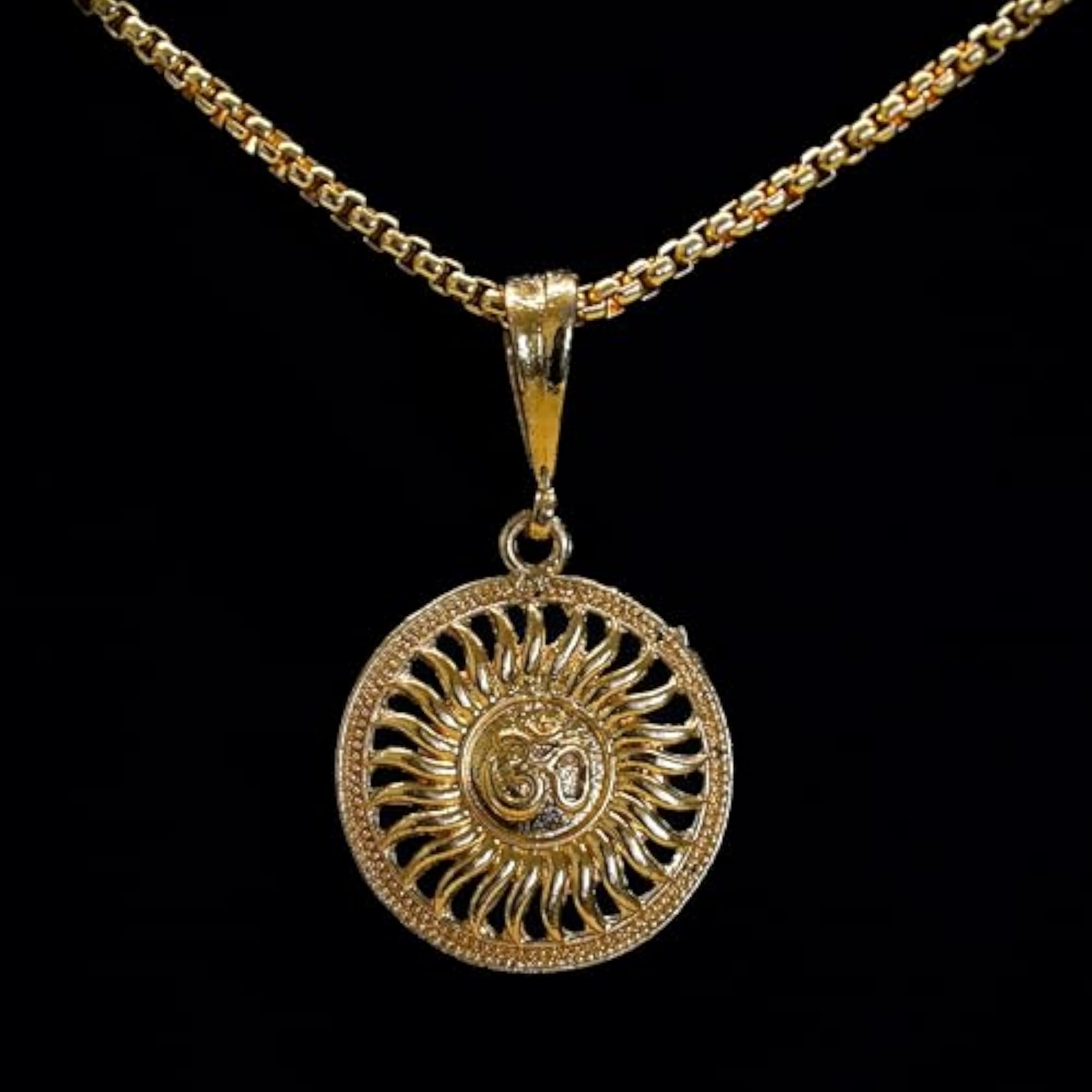 Divine Om Pendant Necklace, Spiritual Gift